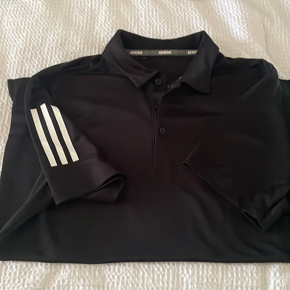 Adidas Three Stripes Golf Polo